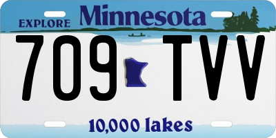 MN license plate 709TVV