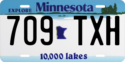 MN license plate 709TXH