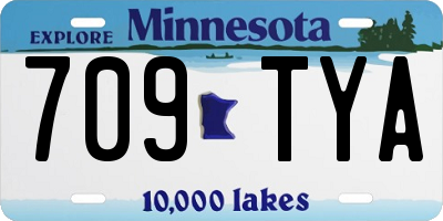 MN license plate 709TYA