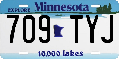 MN license plate 709TYJ
