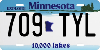 MN license plate 709TYL