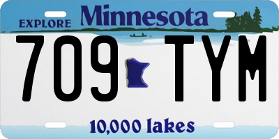 MN license plate 709TYM