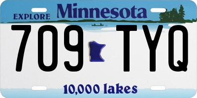 MN license plate 709TYQ