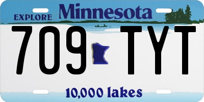MN license plate 709TYT