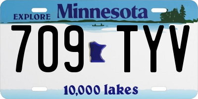 MN license plate 709TYV