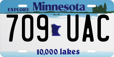 MN license plate 709UAC