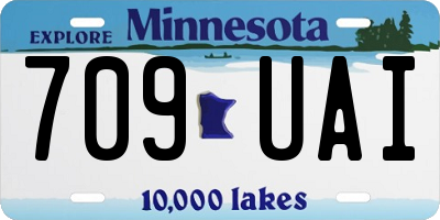 MN license plate 709UAI