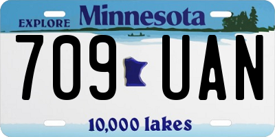 MN license plate 709UAN