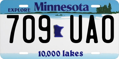 MN license plate 709UAO