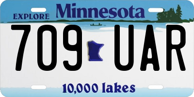 MN license plate 709UAR