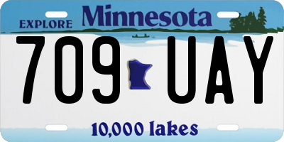 MN license plate 709UAY