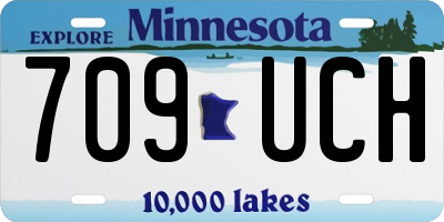 MN license plate 709UCH