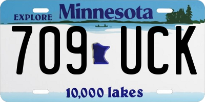 MN license plate 709UCK