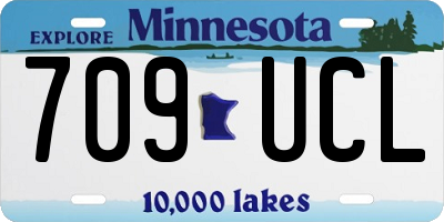 MN license plate 709UCL