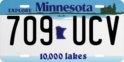MN license plate 709UCV