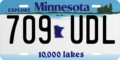 MN license plate 709UDL