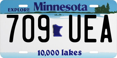 MN license plate 709UEA