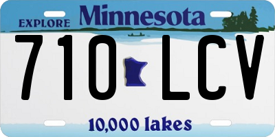 MN license plate 710LCV