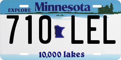 MN license plate 710LEL