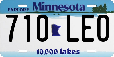 MN license plate 710LEO