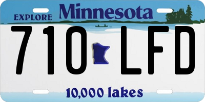 MN license plate 710LFD