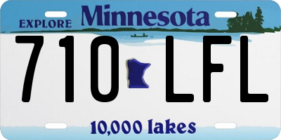 MN license plate 710LFL