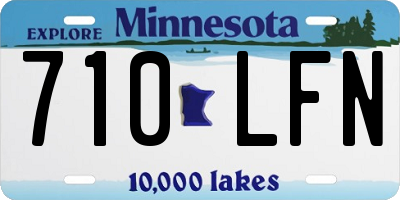 MN license plate 710LFN