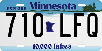 MN license plate 710LFQ