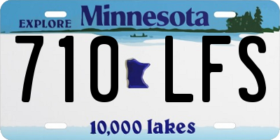 MN license plate 710LFS