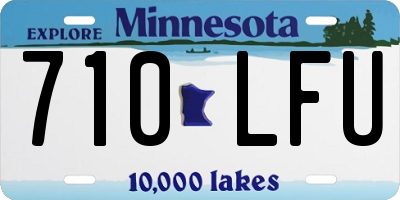 MN license plate 710LFU