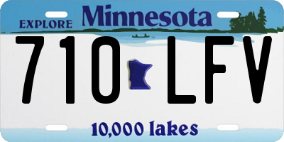 MN license plate 710LFV