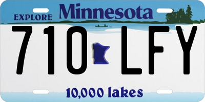 MN license plate 710LFY