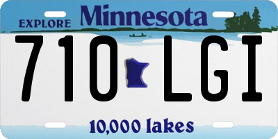 MN license plate 710LGI