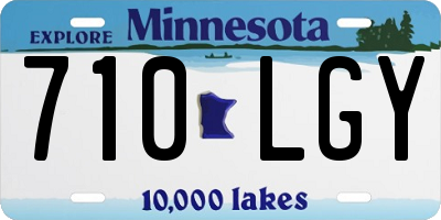 MN license plate 710LGY