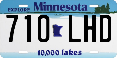 MN license plate 710LHD