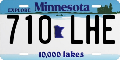 MN license plate 710LHE