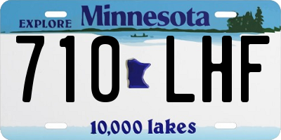 MN license plate 710LHF