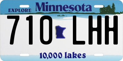 MN license plate 710LHH