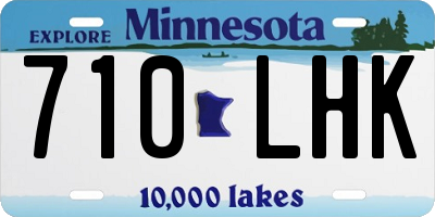 MN license plate 710LHK