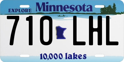 MN license plate 710LHL