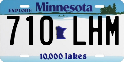 MN license plate 710LHM