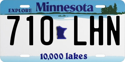 MN license plate 710LHN