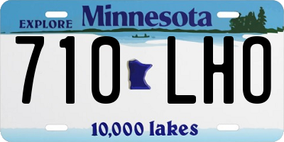 MN license plate 710LHO