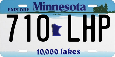 MN license plate 710LHP
