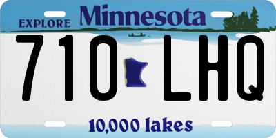 MN license plate 710LHQ