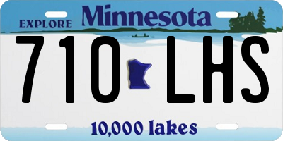 MN license plate 710LHS
