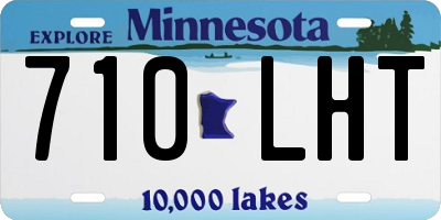 MN license plate 710LHT