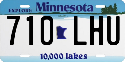 MN license plate 710LHU