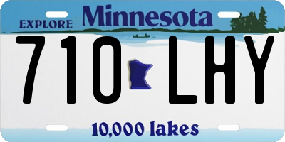 MN license plate 710LHY