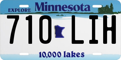 MN license plate 710LIH